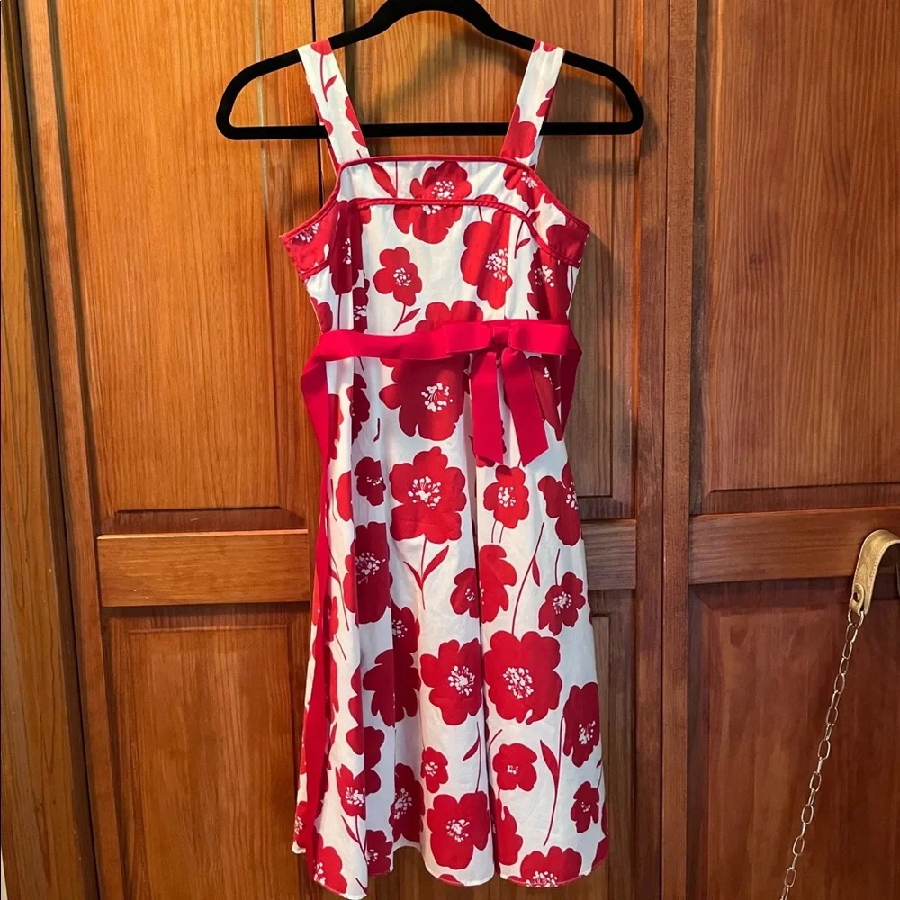 Rosenau Girl’s orange and white floral dress (NWOT) - Picture 1 of 11